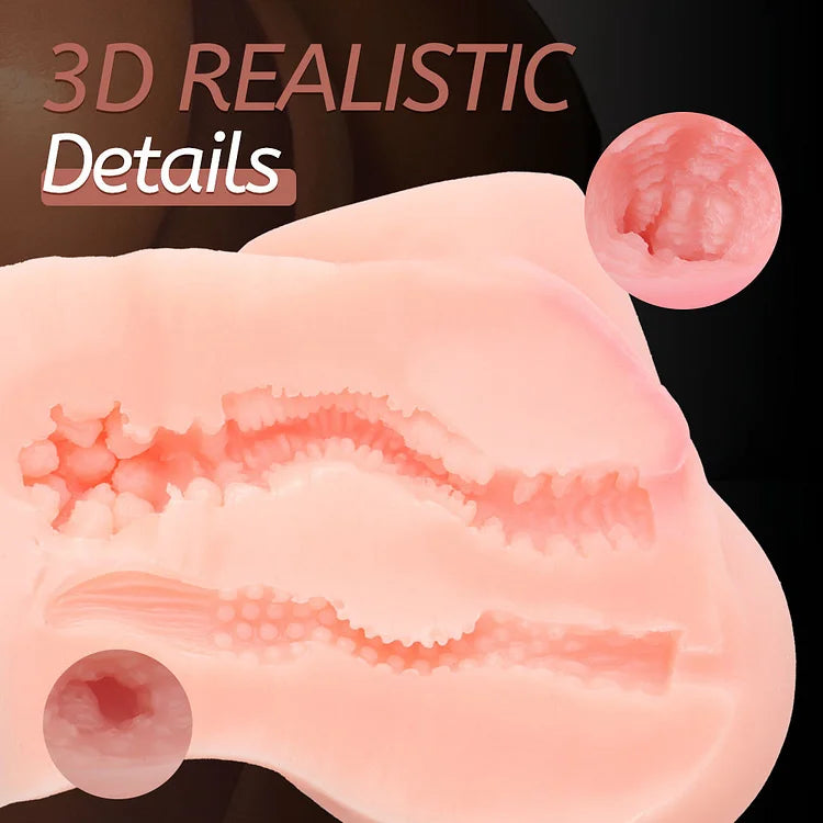 2.2lb Realistic Sex Dolls Pocket Pussy Ass Vagina Sex Stroker