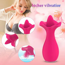 Load image into Gallery viewer, Rose Licking Vibrator Toy