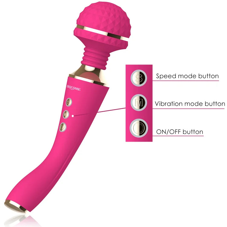 Southern Corona Vibrating Rod Warming Women's Masturbation Appliance Massage Stick Sex Products