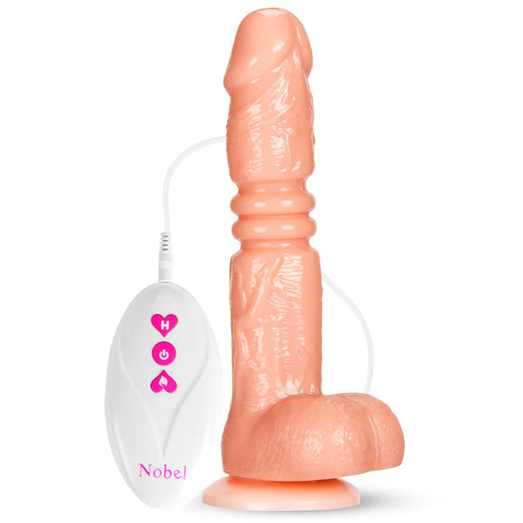 Automatic Telescopic Heating Dildo Vibrator