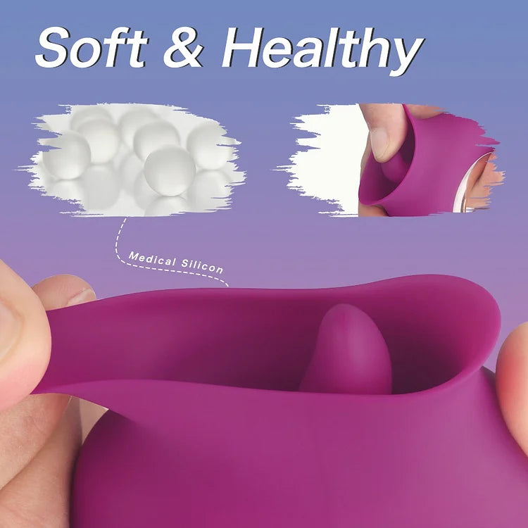 9 Sucking&Licking Rose Clitoral Stimulator For Beginner