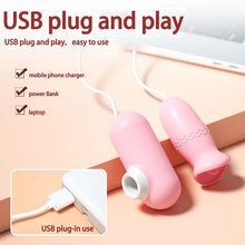 Load image into Gallery viewer, Flirting Egg Female Masturator Tongue Lick Double Shock Fun Jumping Egg Usb Female Adult Toy Fun Supplies