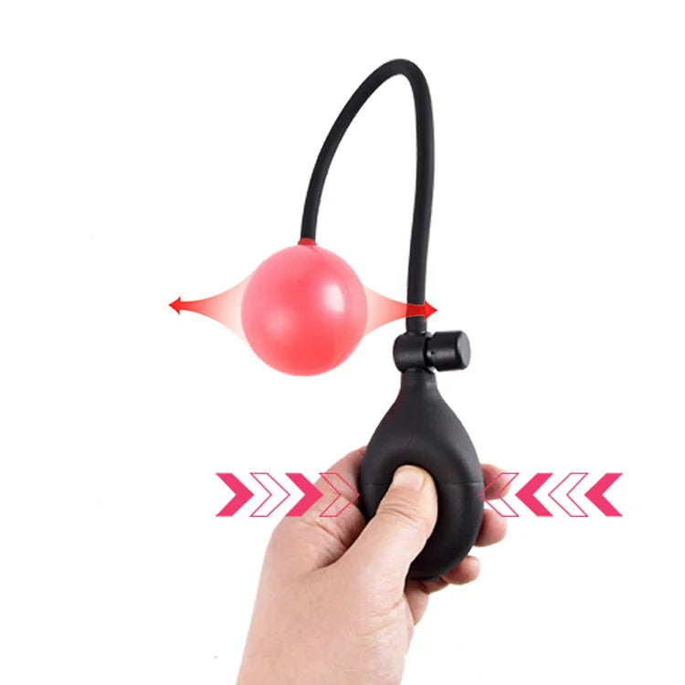 Mini Inflatable Small Anal Plug Expandable Pull Pump Butt Plug Prostate Massager