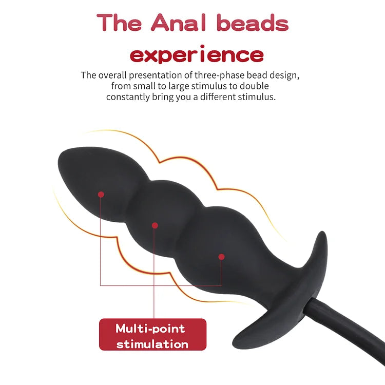 Expandable Silicone Inflated Super Big Anal Butt Plug Prostate Massager