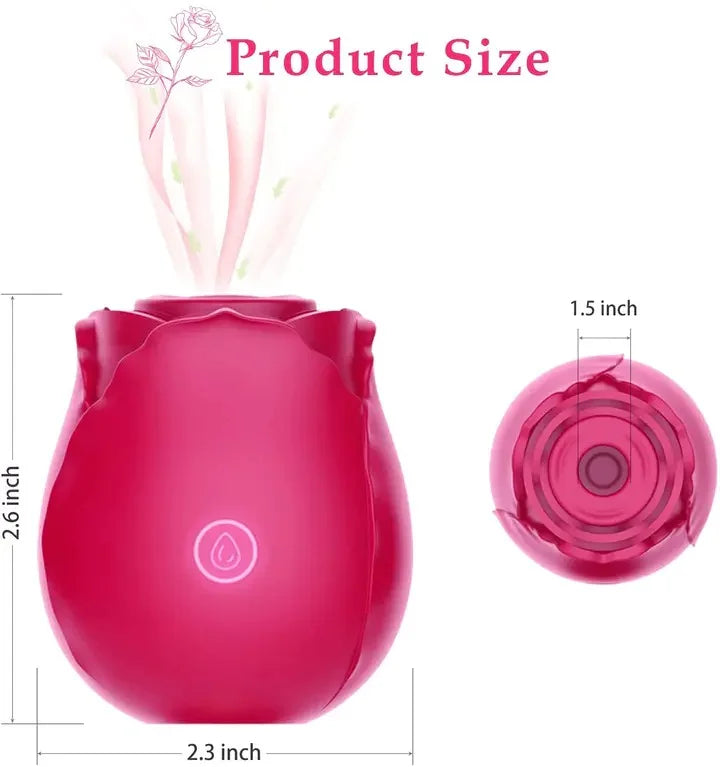 Rose Sucking Vibrator Sex Toys For Women Pink